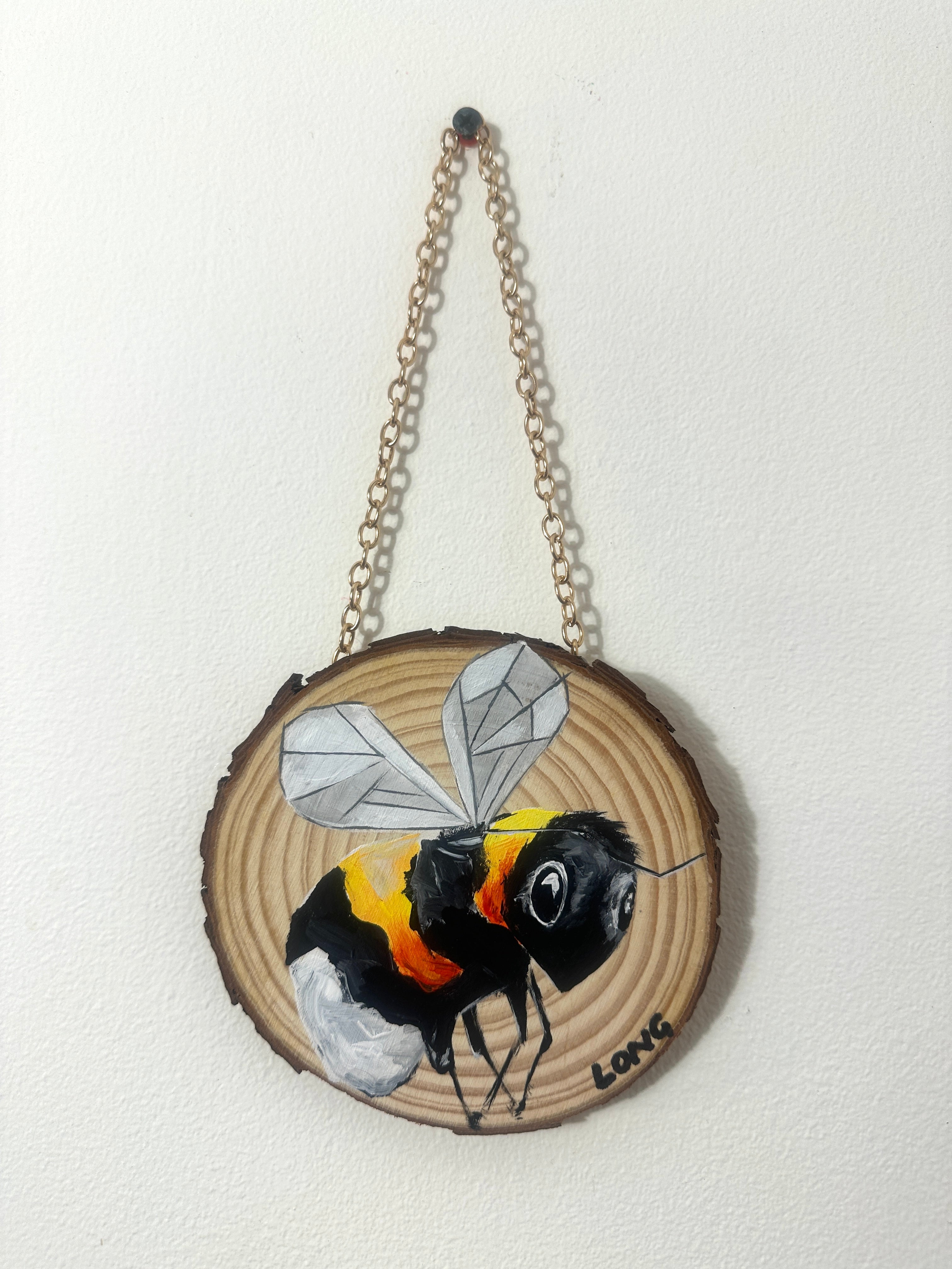 BEE WOOD SLICE