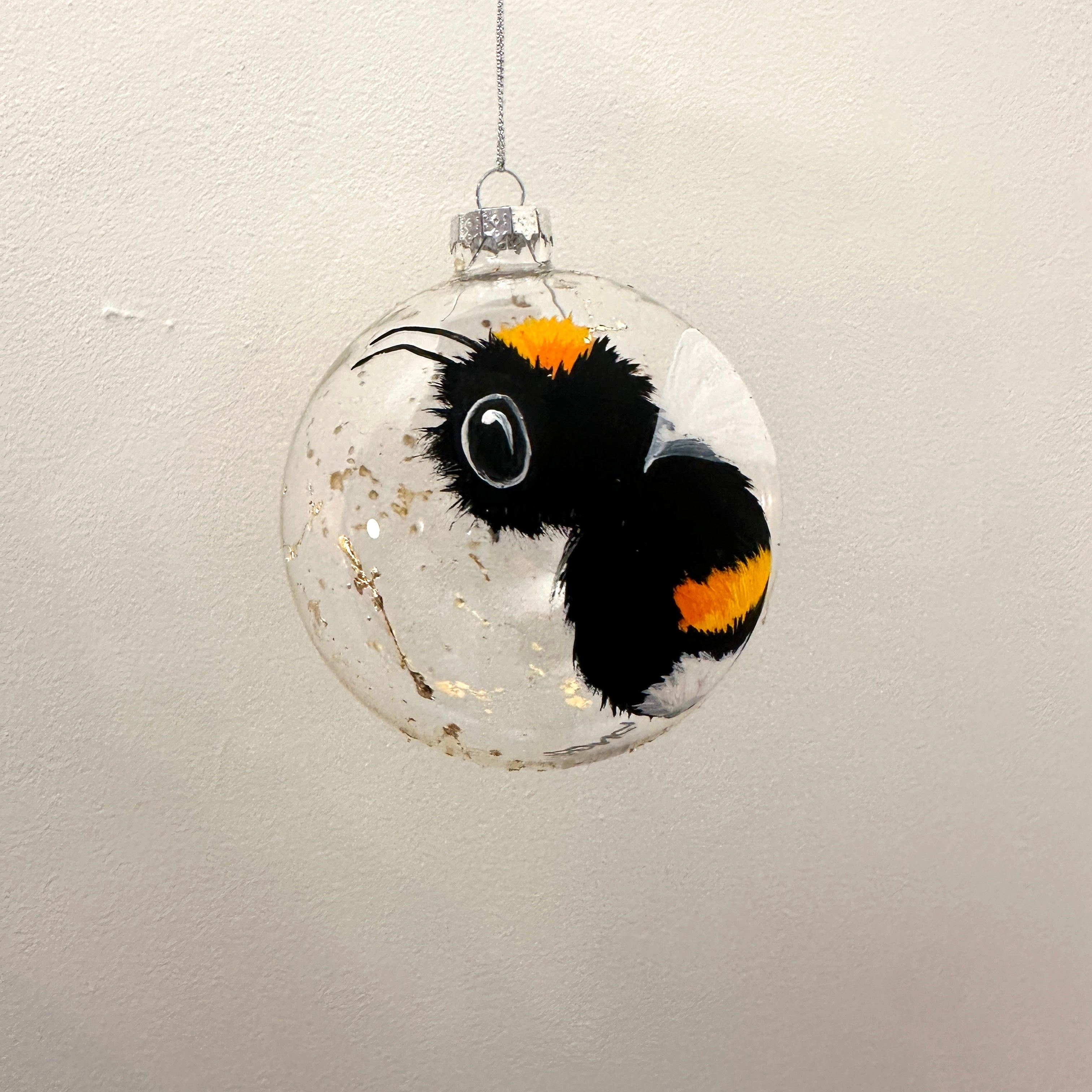BEE BAUBLE - Gold Leaf splats