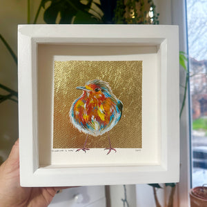 A Loved One Is Near ORIGINAL - Gold Leaf