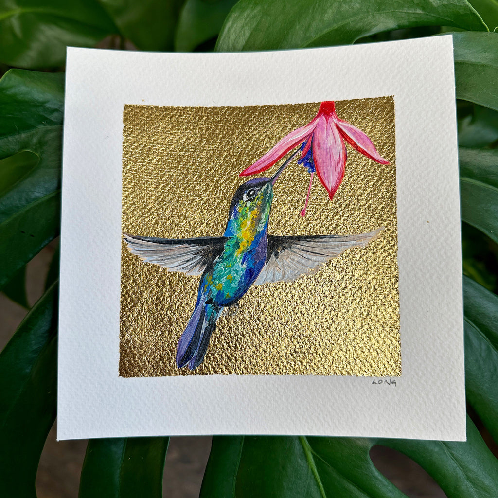 MINI GOLDLEAF FLYING HUMMINGBIRD ORIGINAL