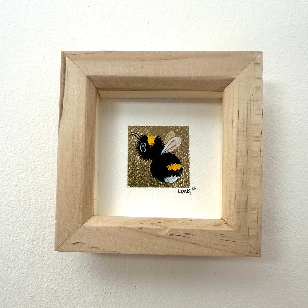 TINY GOLD LEAF BEE 4