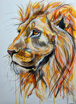 AFRICAN LION ORIGINAL SKETCH