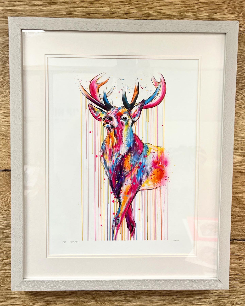 FRAMED First Edition BROCKET PRINT