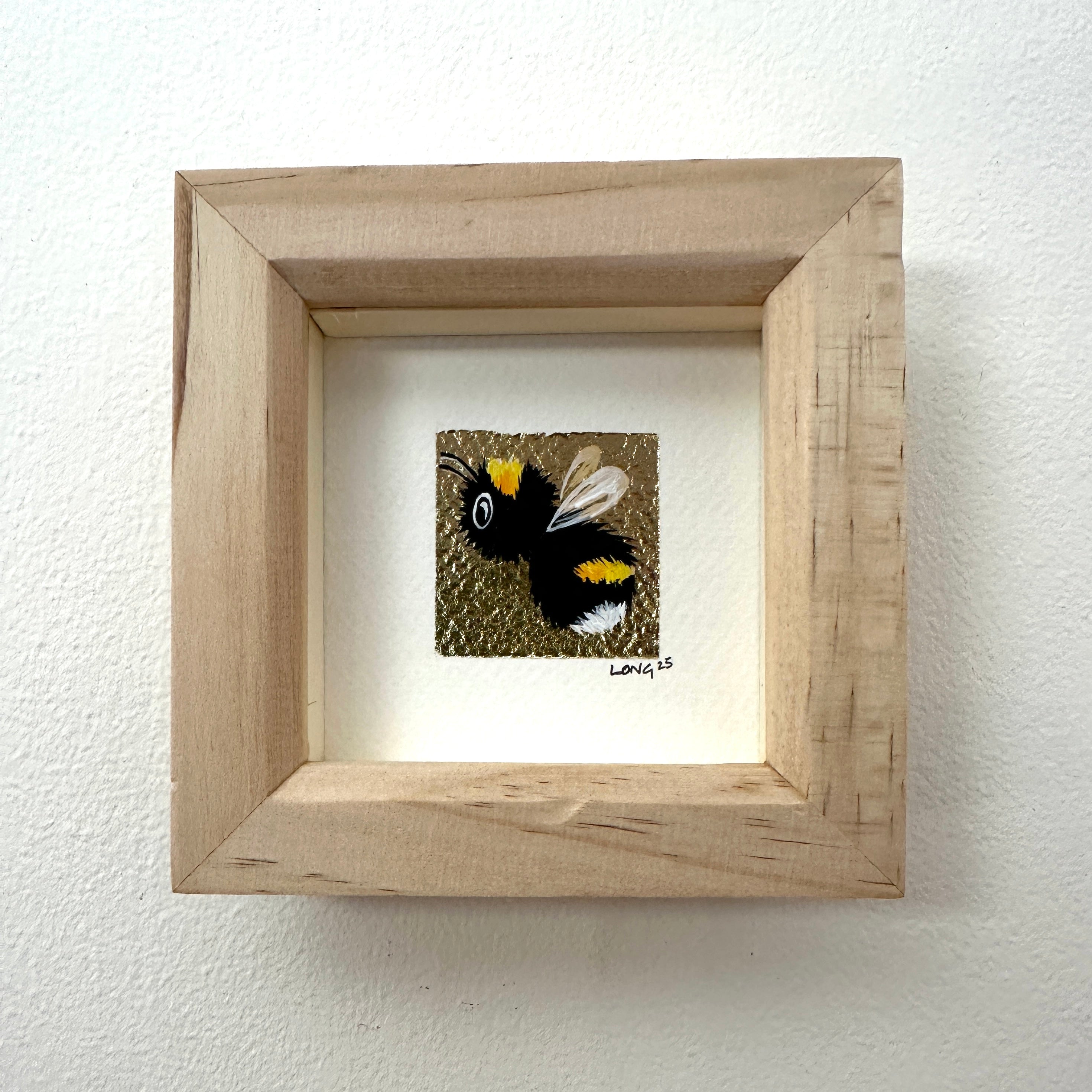 TINY GOLD LEAF BEE 5