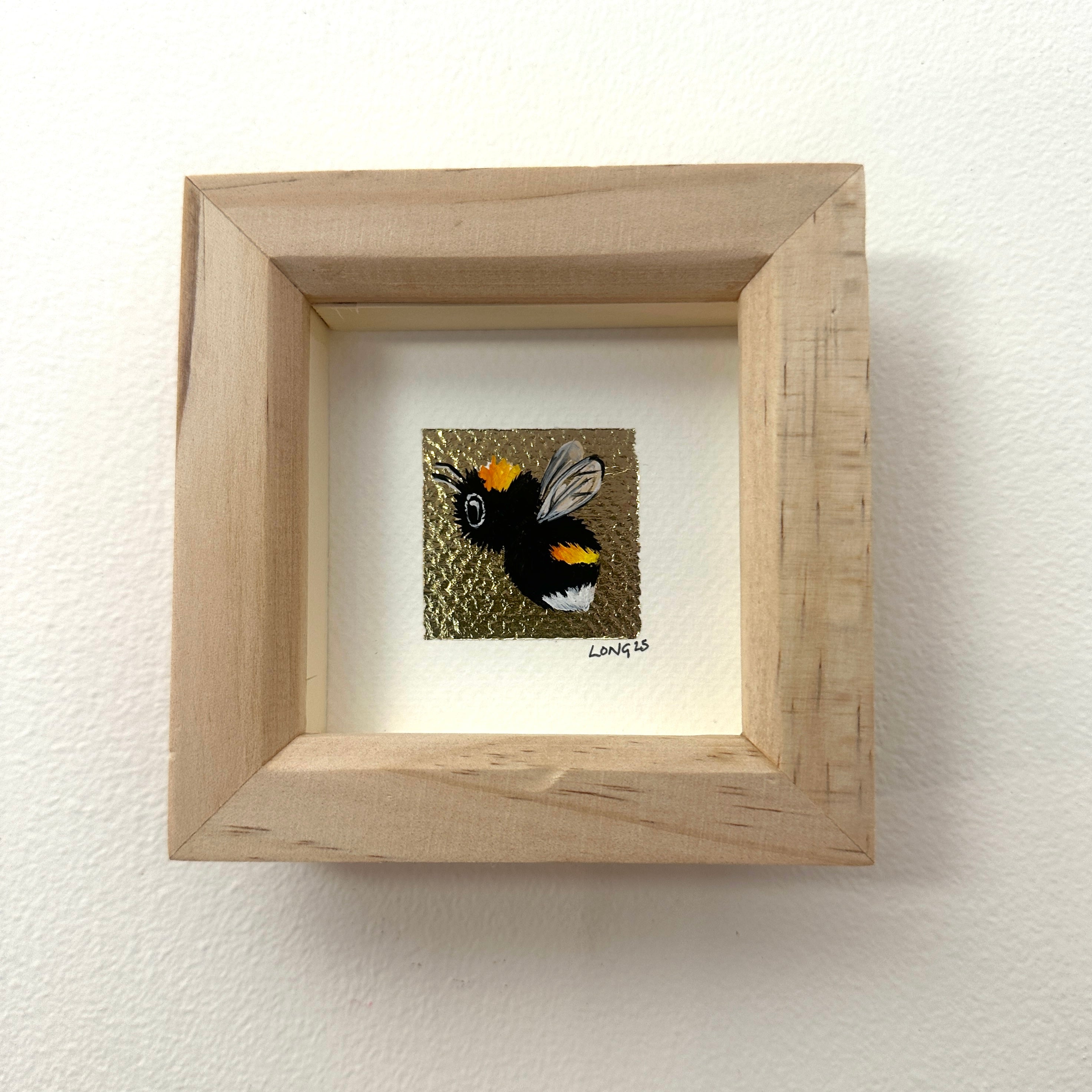 TINY GOLD LEAF BEE 6