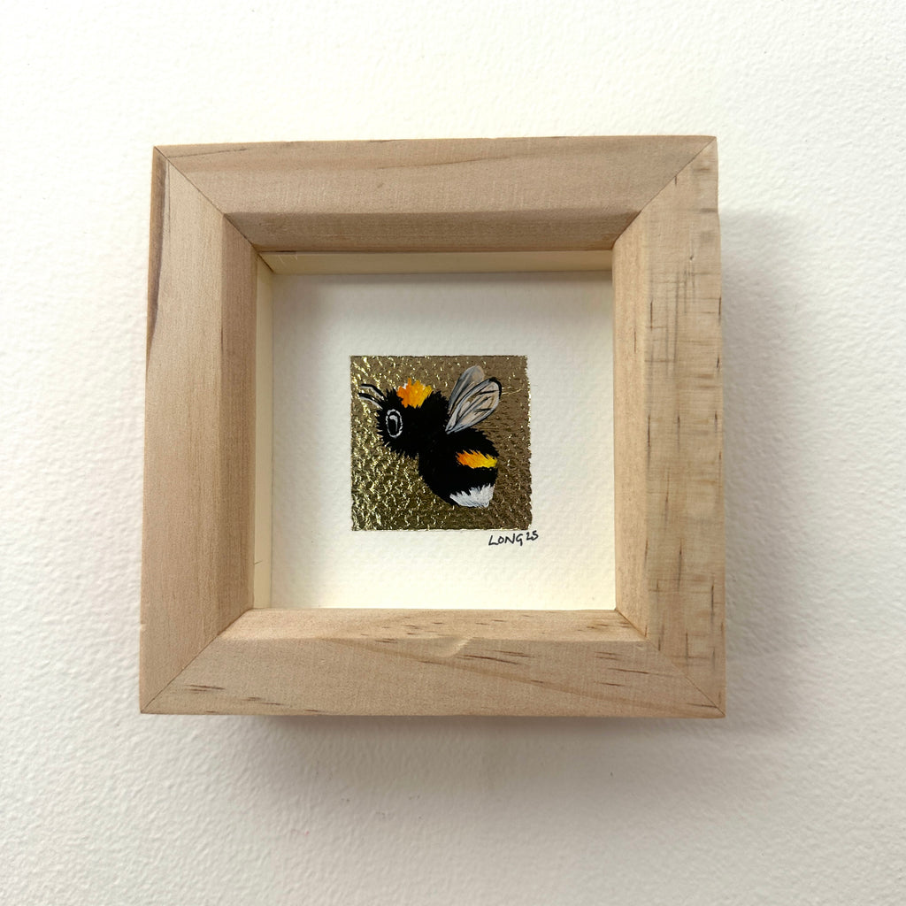 TINY GOLD LEAF BEE 6