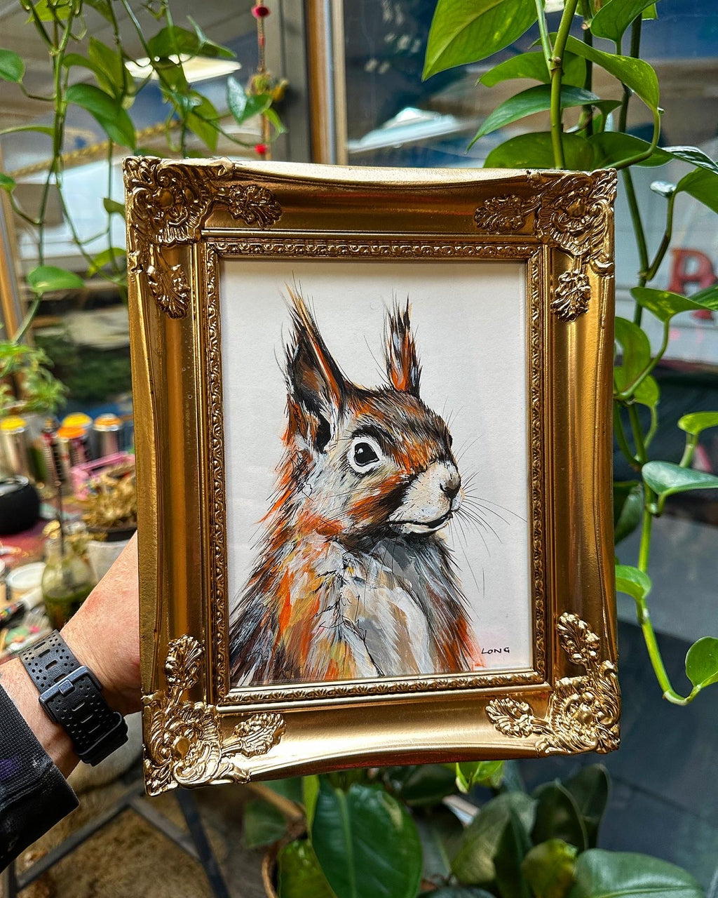 FRAMED SQUIRREL ORIGINAL