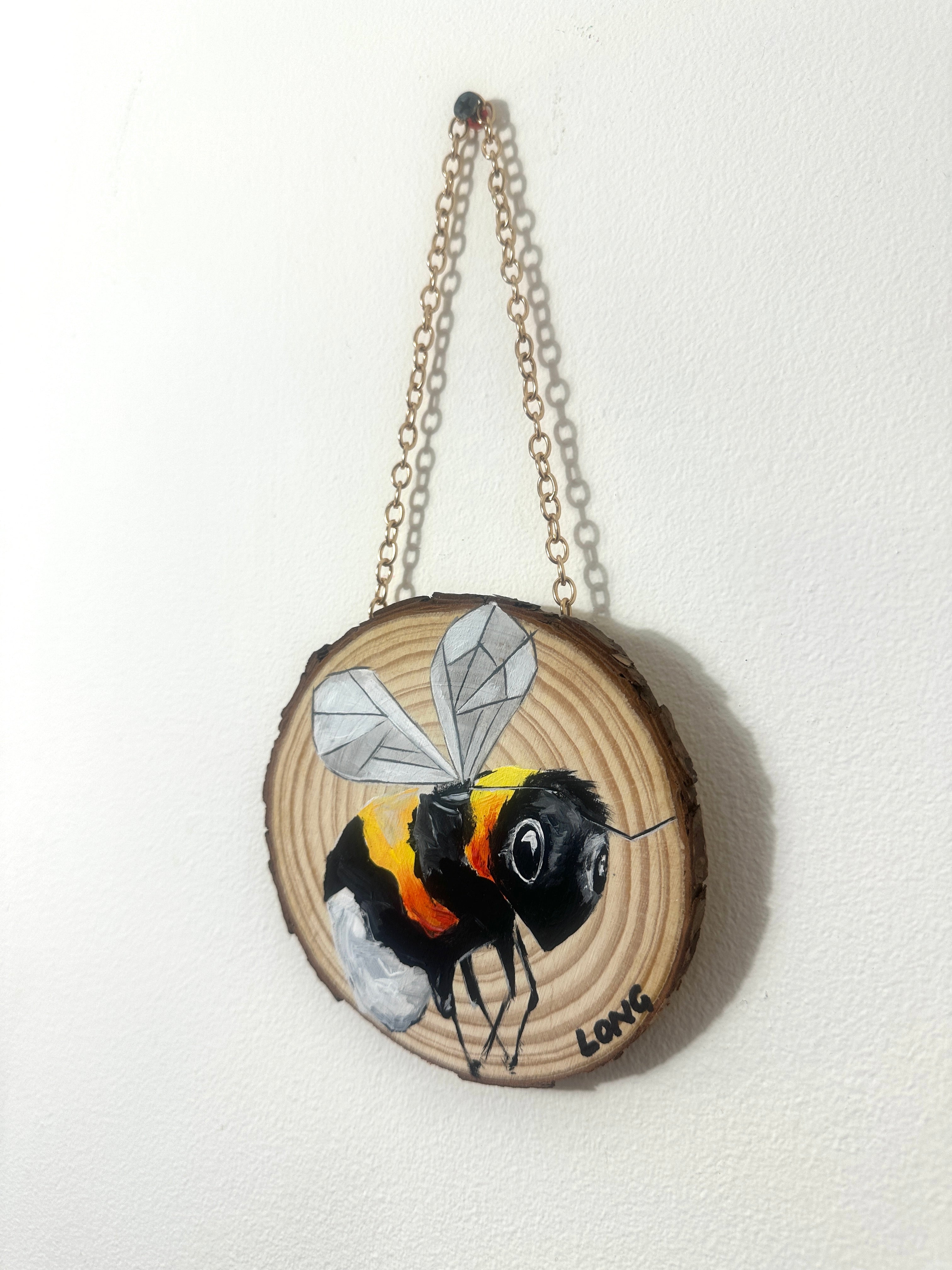 BEE WOOD SLICE