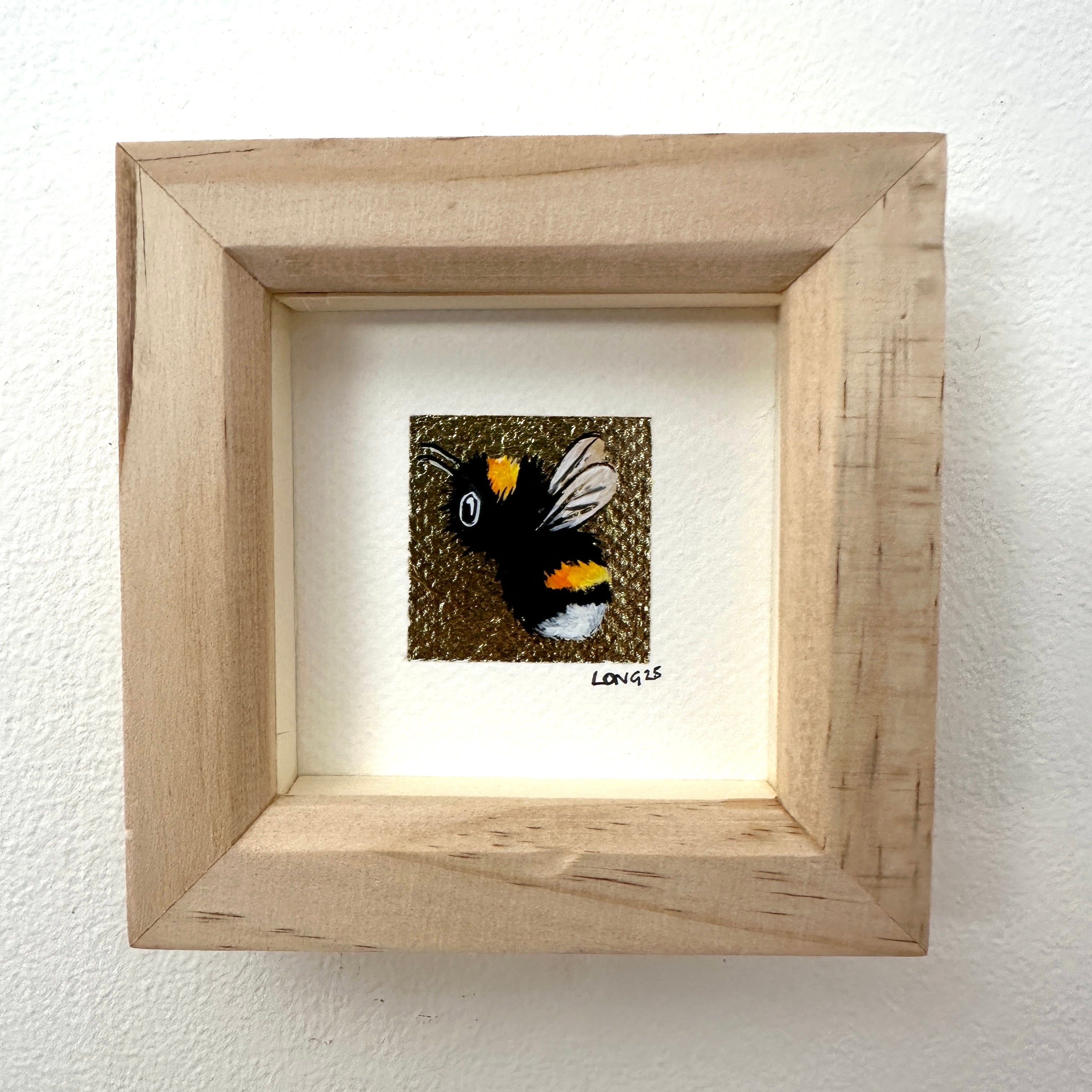 TINY GOLD LEAF BEE 7