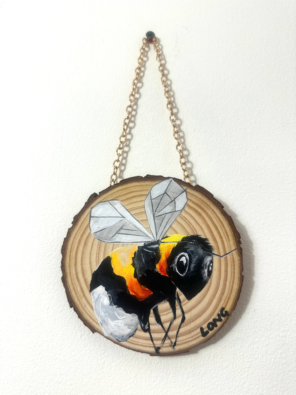 BEE WOOD SLICE