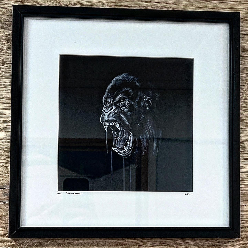 FRAMED Artist Proof SILVERBACK PRINT