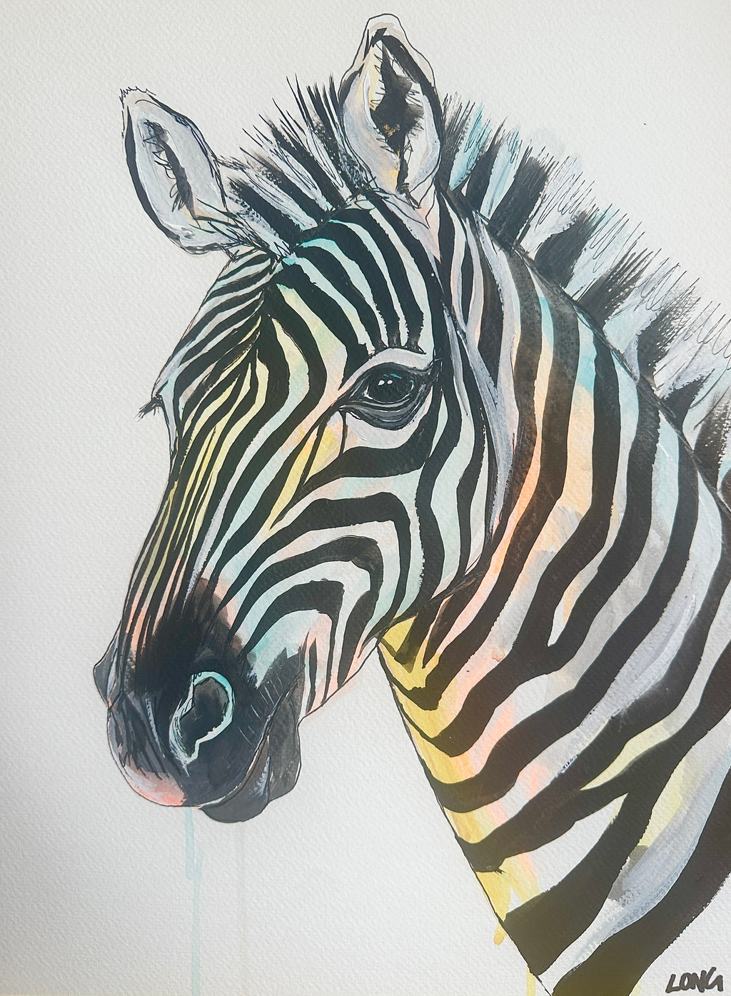 ZEBRA DAY ORIGINAL SKETCH