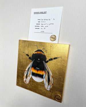 24ct GOLD LEAF BEE 1/10