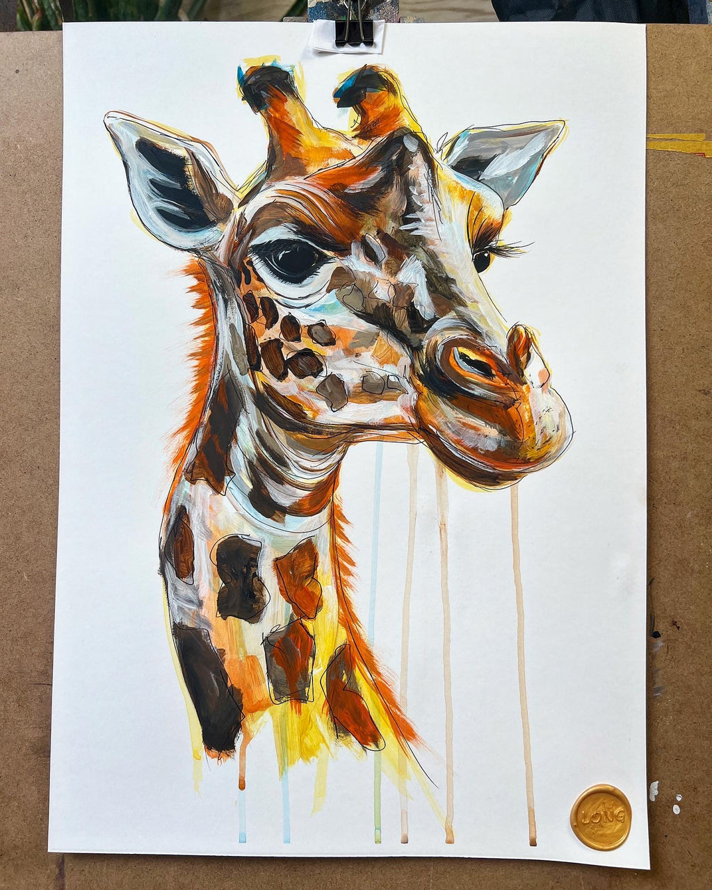 THE GIRAFFE ORIGINAL SKETCH