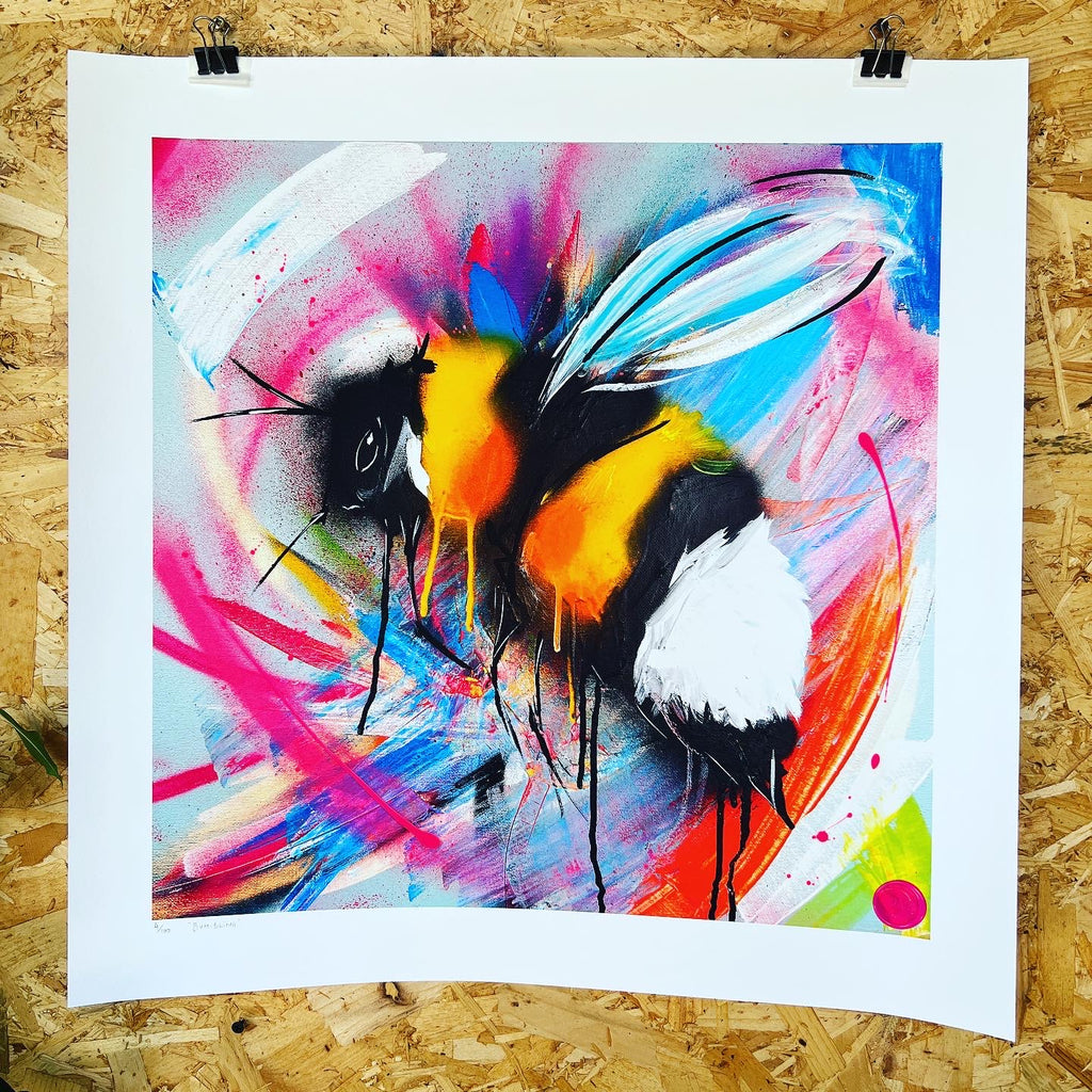 Limited Edition HAND EMBELLISHED GICLÉE – BUM-BLING
