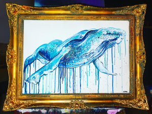 hump back blue whale sophie long 