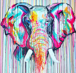 ivory elephant art original sophie long