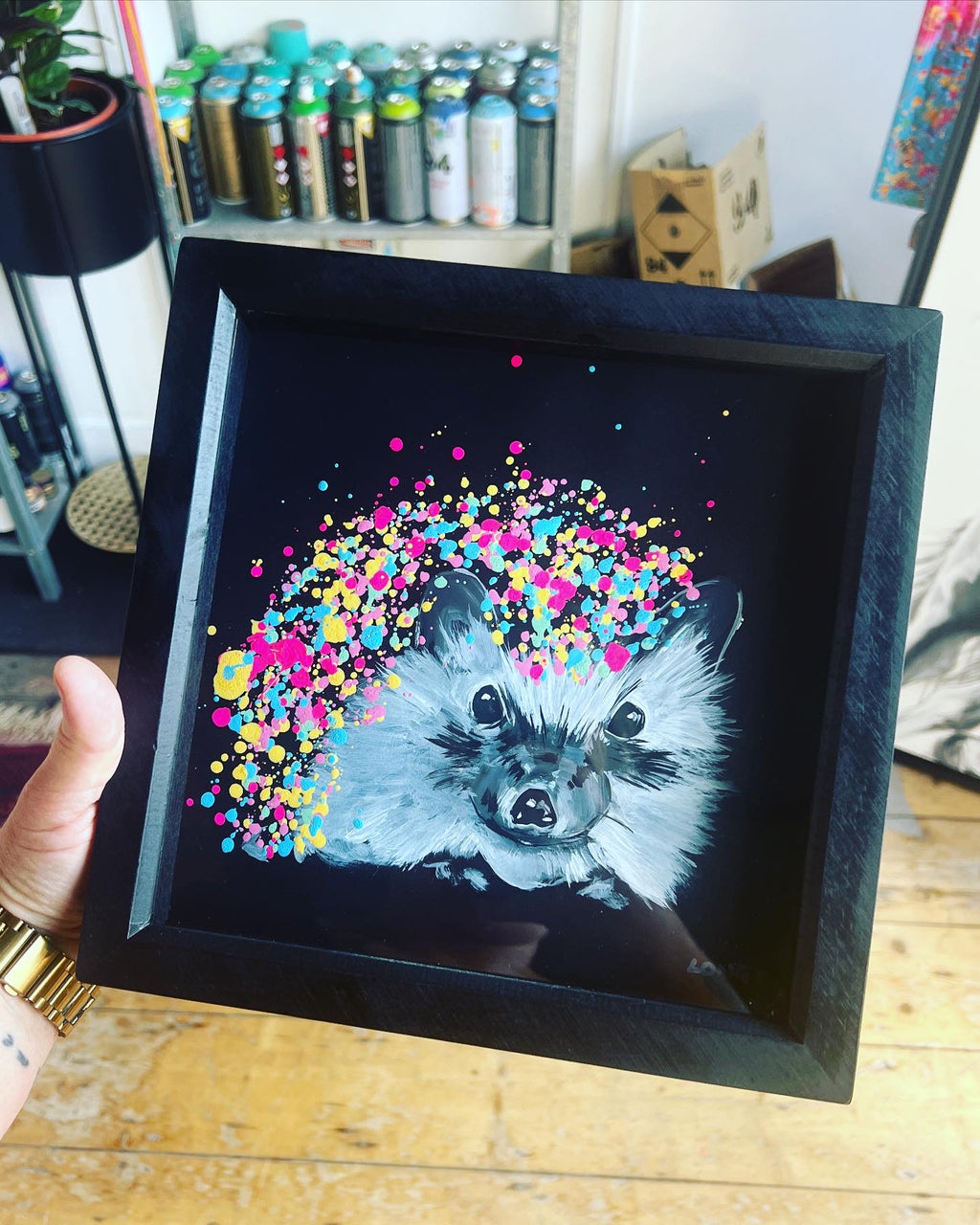 HEDGY in Black Frame ORIGINAL
