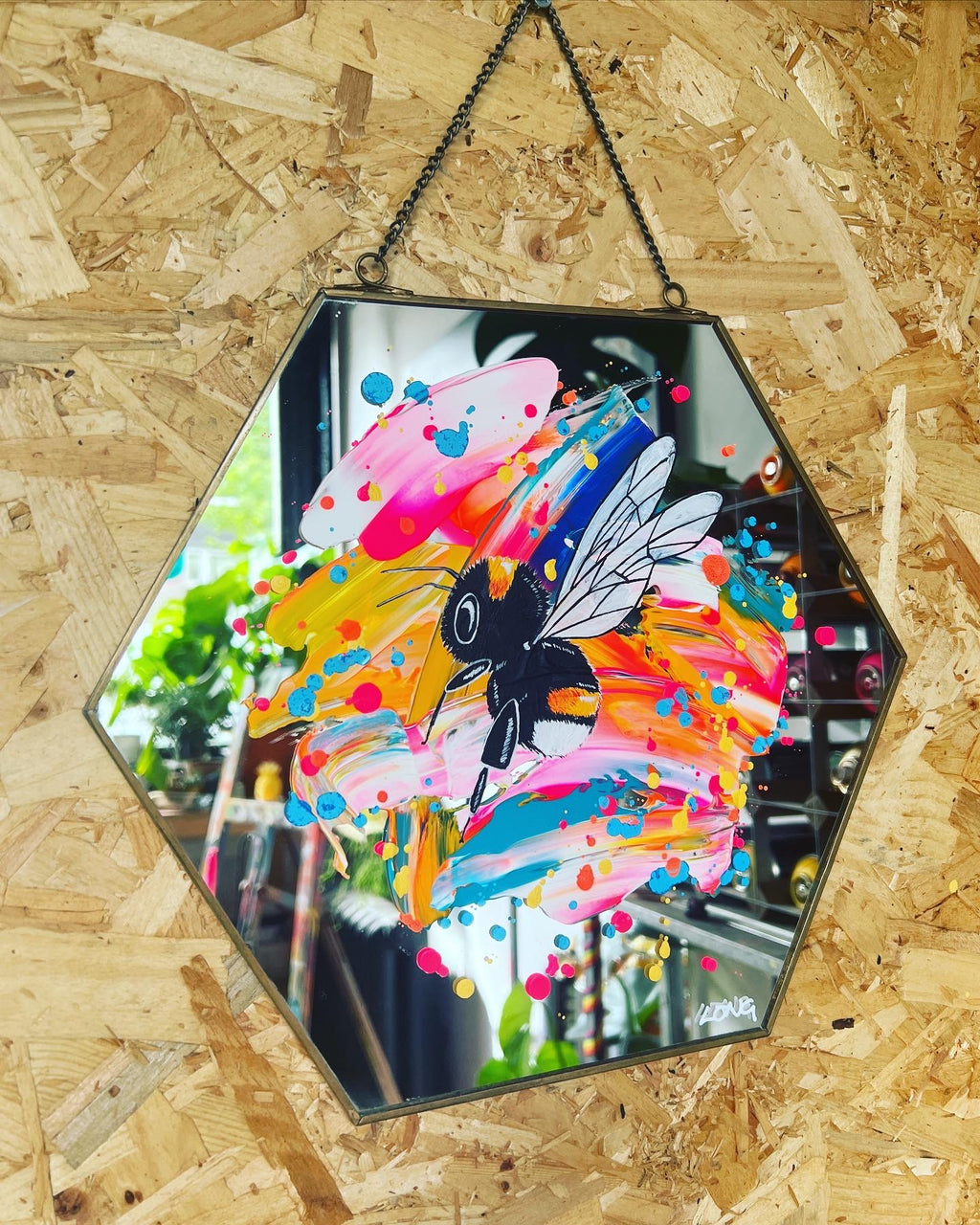 BUMBLING on HEX MIRROR ORIGINAL