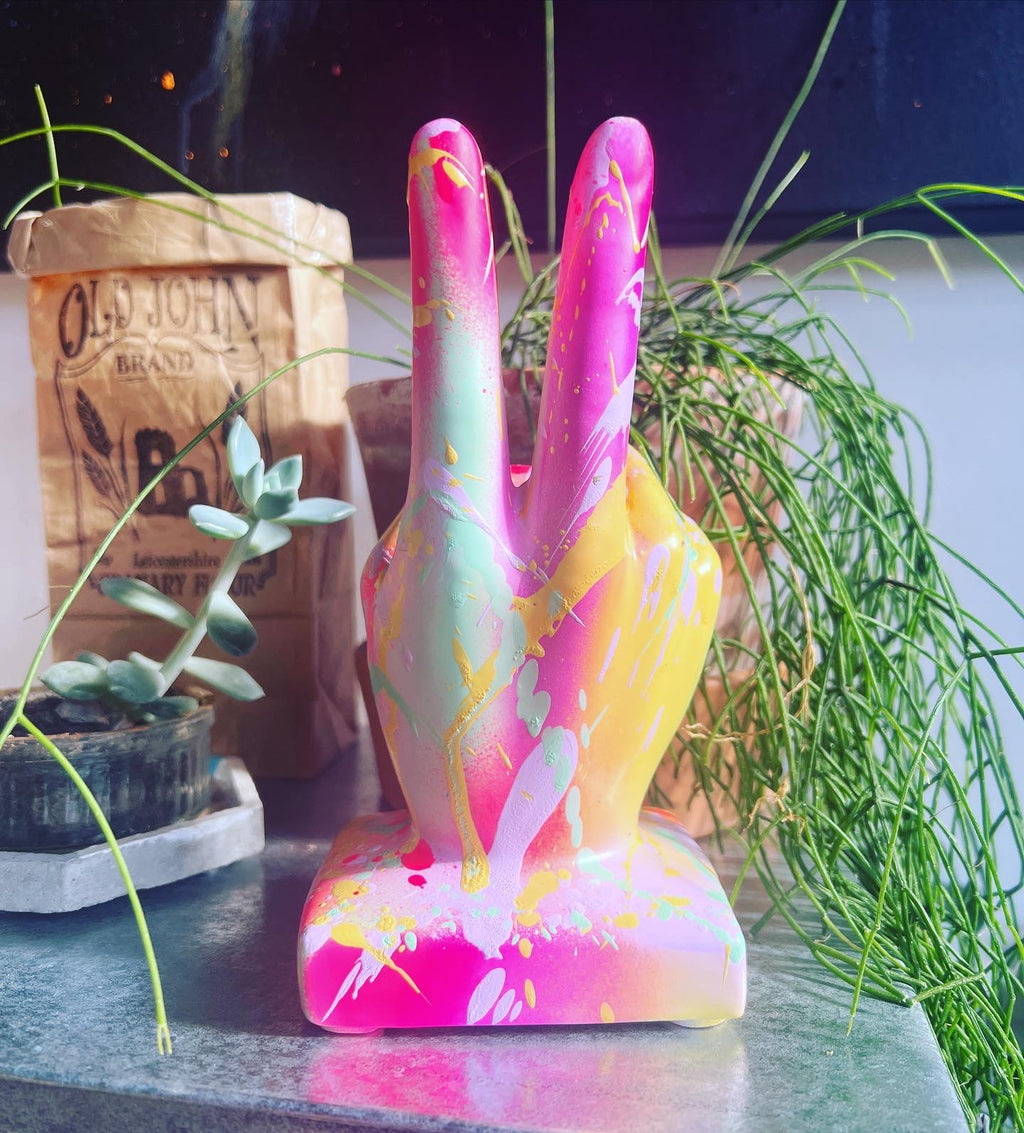 PEACE / Vs UP SPLATTER HAND 9