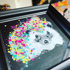 HEDGY on mirrored plastic ORIGINAL