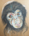 CHIMP PAINT SKETCH ORIGINAL