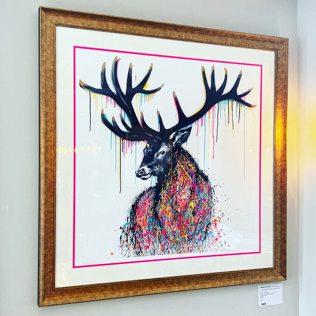 MAJESTIC BASTARD Ltd Edition Giclée - Framed by Niche Frames