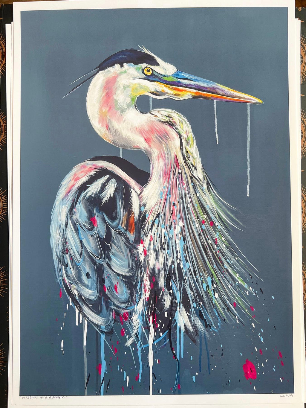 WISDOM AND STRENGTH PRINT - DISCOUNTED