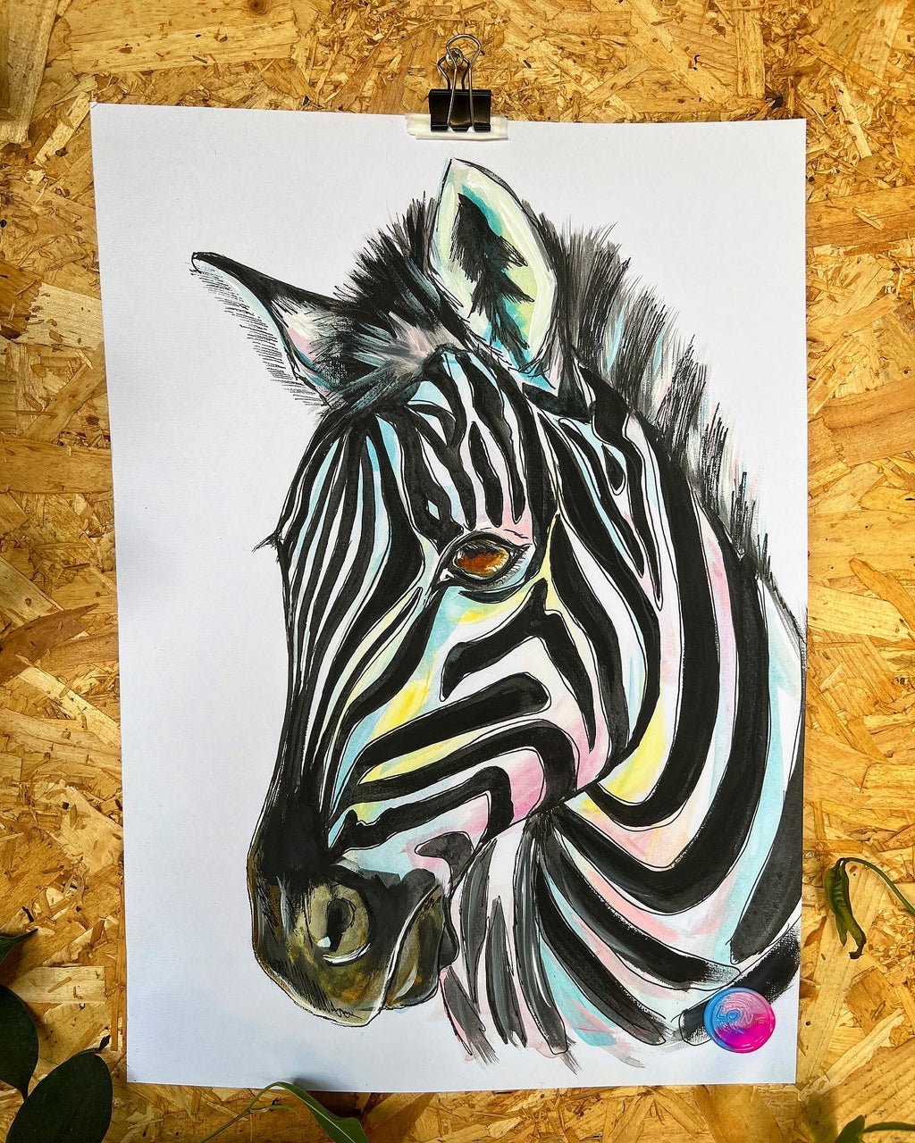 ZEBRA ORIGINAL SKETCH