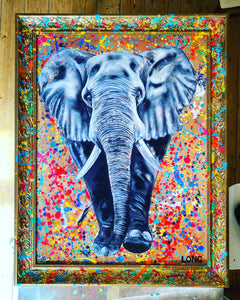Limited Edition LARGE AND IN CHARGE XL Giclee Print GOLD FRAME