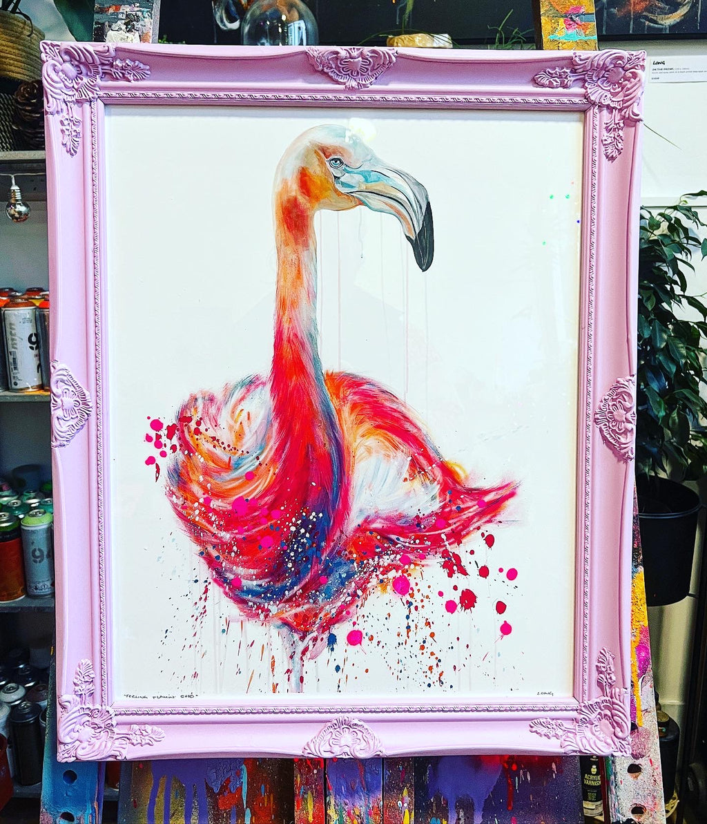 FEELING FLAMIN GOOD Bespoke Framed Print