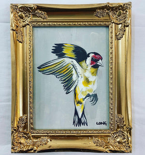Gold Frame birds