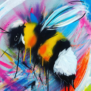 Limited Edition Bee PRINT – BUM-BLING