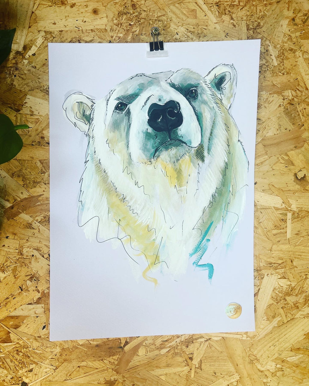 POLAR BEAR ORIGINAL SKETCH