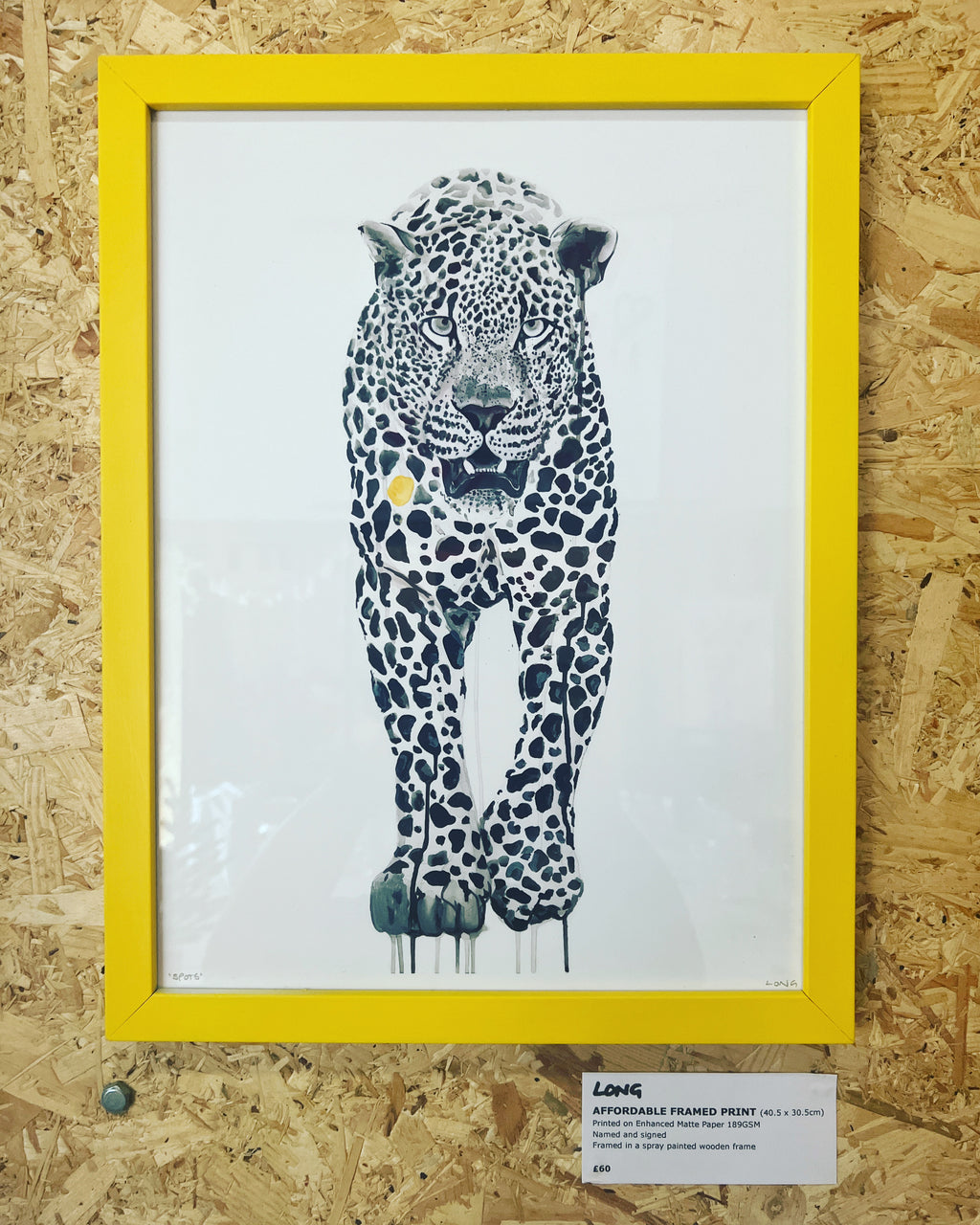 SPOTS Yellow Framed