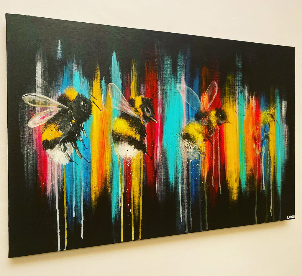 dying out in a world of colour sophie long art bees 