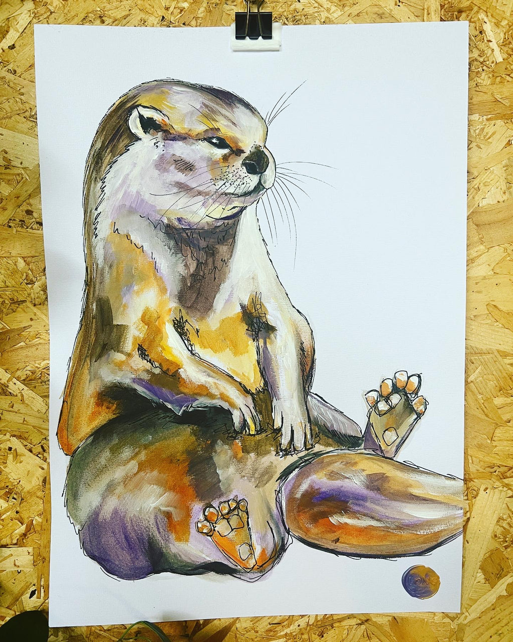 OTTER ORIGINAL SKETCH