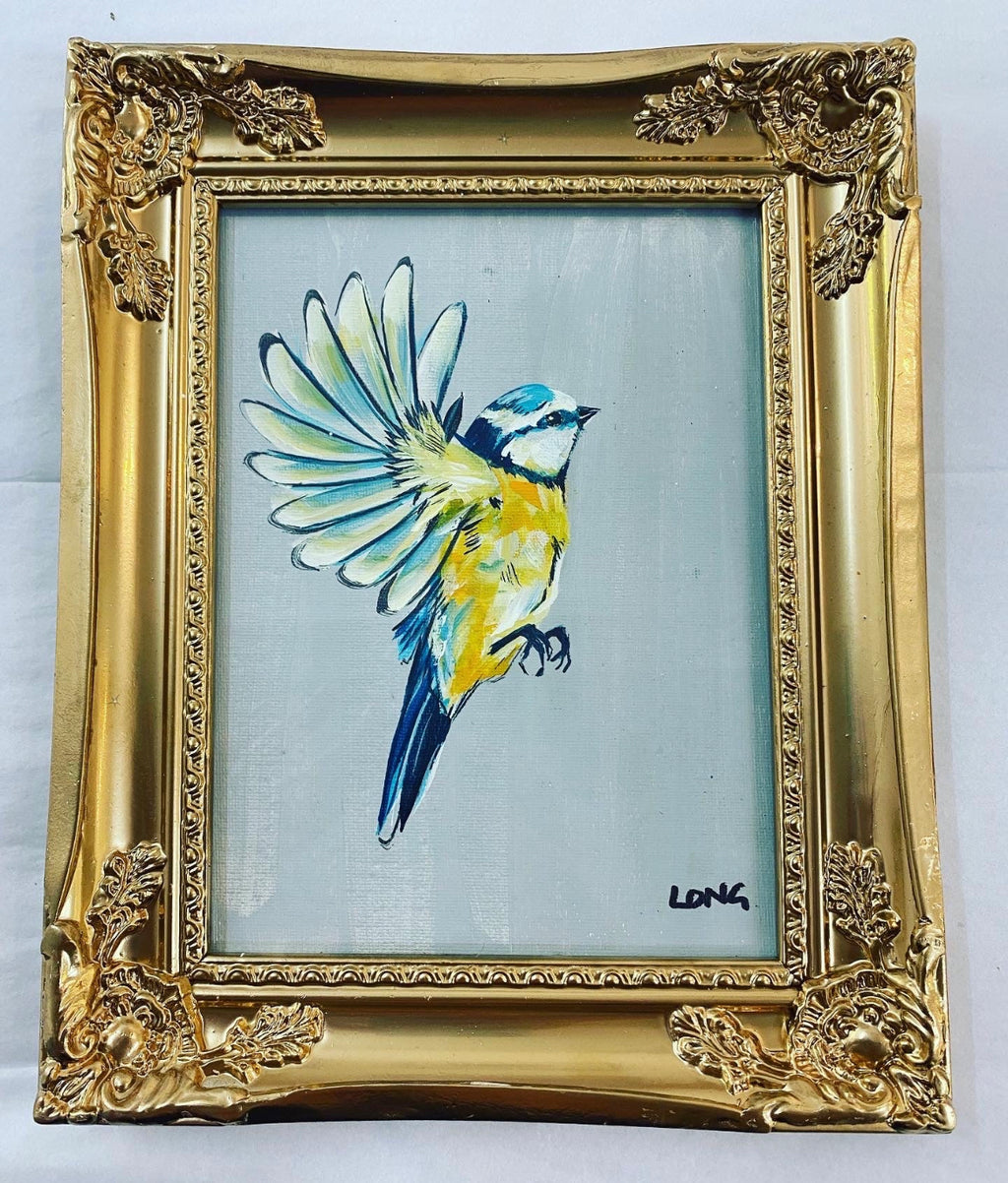 Gold Frame birds