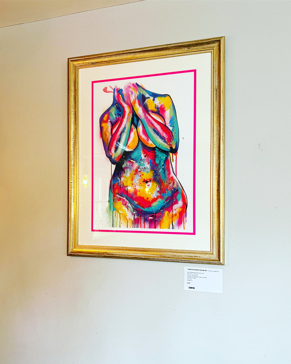 LOVE THE SKIN YOU’RE IN Ltd Edition Giclée - Framed by Niche Frames